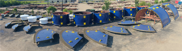 2 Units - Unused Flsmidth 22' X 36.5' (6.7m X 11m) Ball Mills With Dual 4,900 Kw (6,662 Hp) Motor Drives 60 Hz)